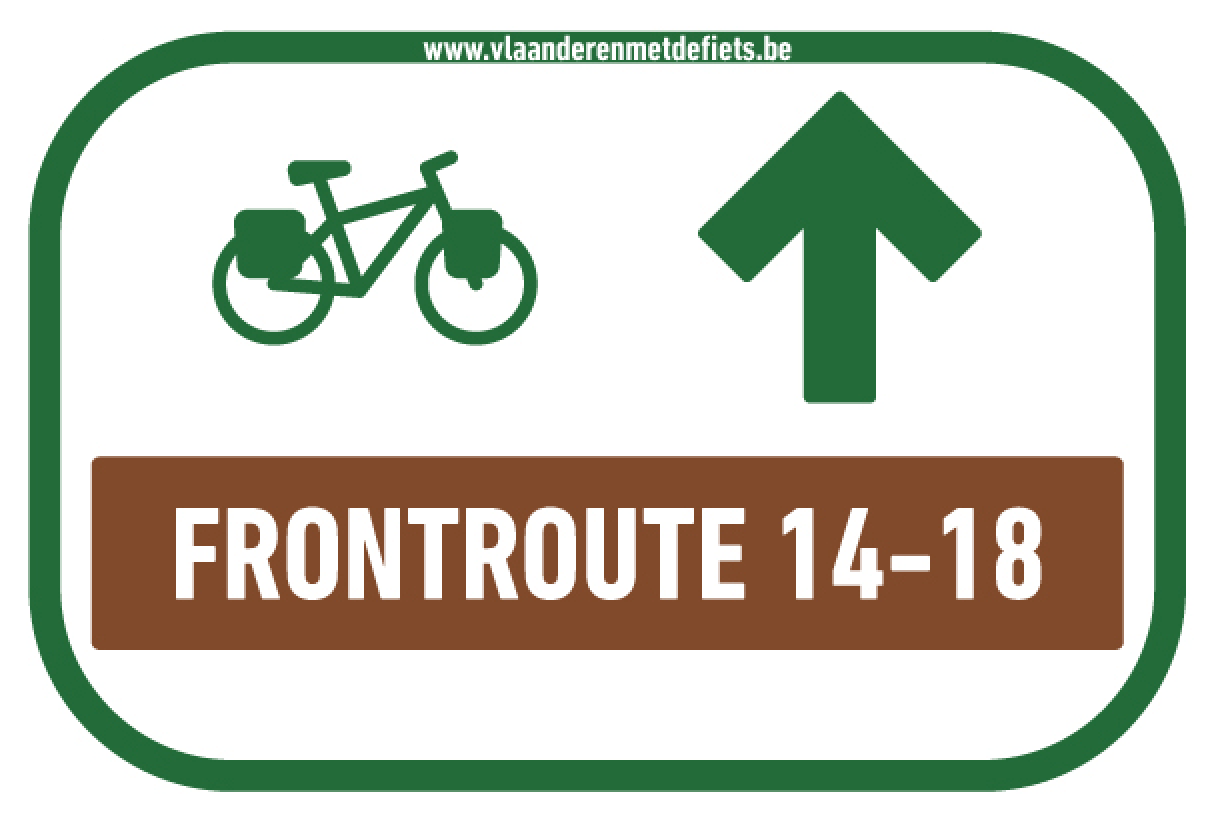 Sign 14-18 Western Front Route