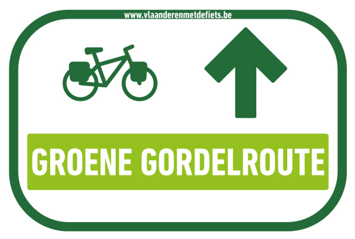Sign Green Belt Route