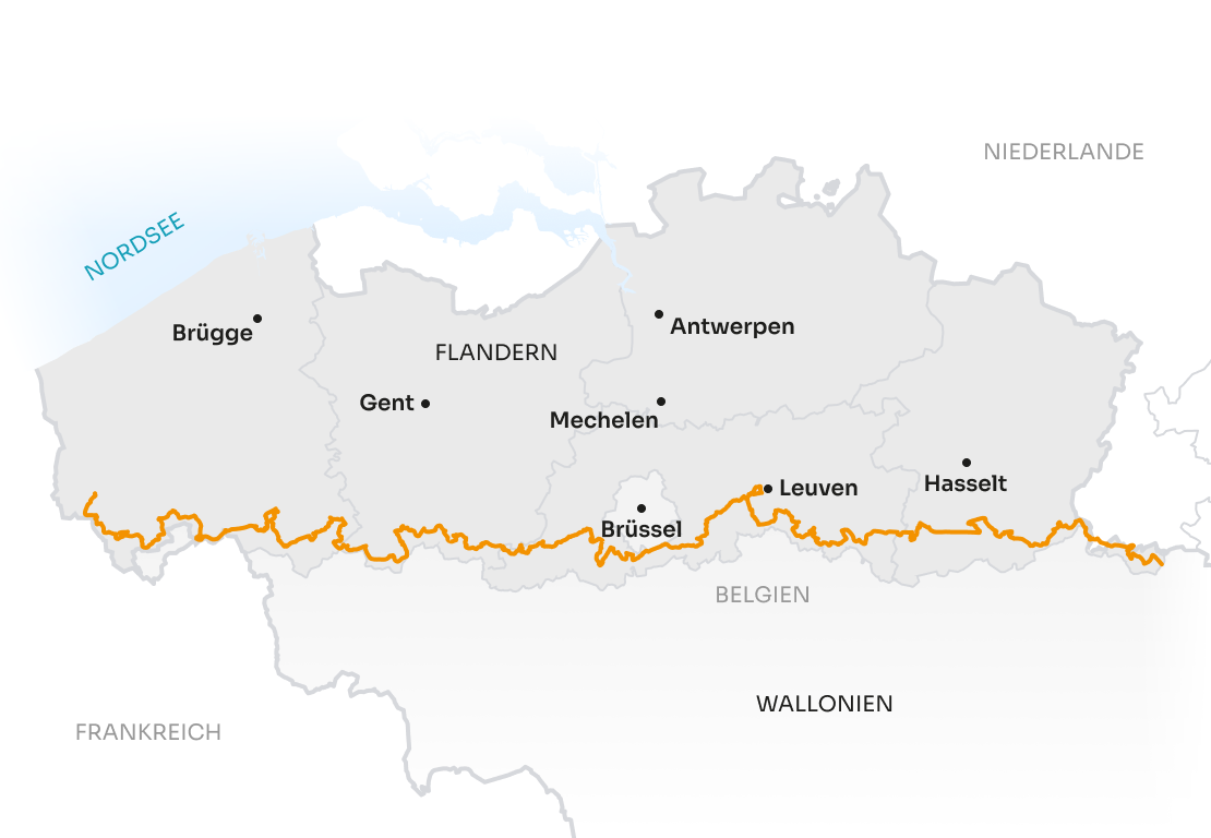 Map Flanders GE Hill Route