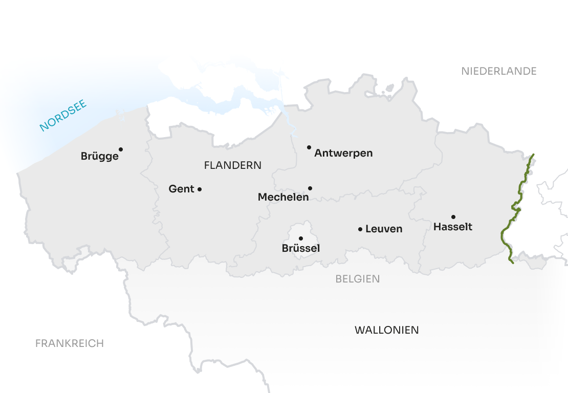 Map Flanders GE Meuse Route