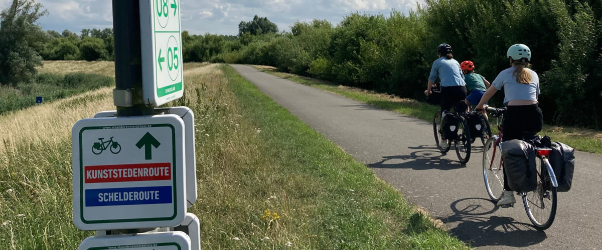 Schelderoute en Kunststedenroute